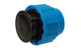 Заглушка обжим ф25 ПНД PN16 (74гр) (1/120)