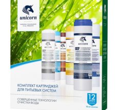 Комплект картриджей К-СА для очистки воды (PS-10, FCA-10, FCBL-10) стандарт UNICORN (10)