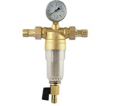 Фильтр  Ду-25 с манометром стекл. корпус JH-3002 ТИМ (6)