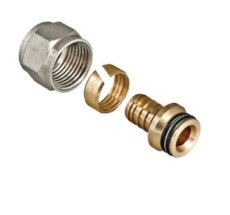 Евроконус д/коллектора 3/4-16*2,0 (для МП трубы с резинками) MFMN-E16(2.0) ТИМ (288)