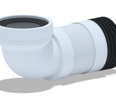 АНИ Удлинитель гибкий д/унитаза диаметр 110м*90 (дл.250-450)  (К719R) (1/15)