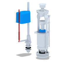 АНИ Арматура к бачку ниж/подвод кнопка ЭКОНОМ (WC6550) (20)