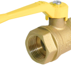 Кран шар/газ БАЗ 11б27п, Ду-50 м/м рыч (А10) (1/35)