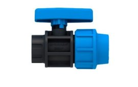 Кран обжим ВР ф32*1 ПНД PN10