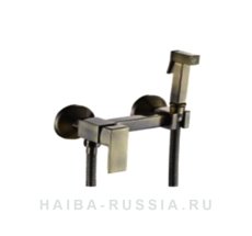 Гигиенический душ со смесителем HB5513-4 бронза