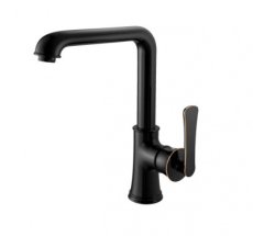 Смес. д/кухни бок/руч шар/гайка ф35 НВ 70181-7 черный