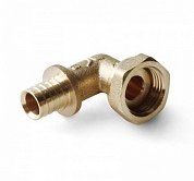 Угольник с накидной гайкой 25х3/4 (д/трубы толщ 3,5) (10/150)