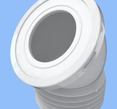 АНИ Труба фановая 110*45 град короткая (W4228) (1/35)