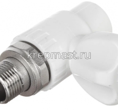 Кран шар. ПП прям. д/радиат. НР D20-1/2 (10/60)