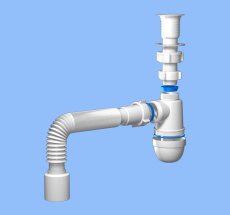 АНИ Сифон ВАРЯГ 1 1/2*50 с г/тр 40*50 (С 5010) (1/35)