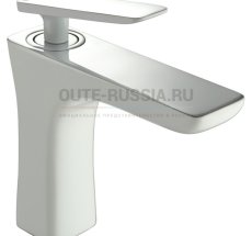 Смес. д/раковины шар/гайка ф35 Т9031К бел/хром