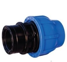 Муфта  обжим ф63*2 внутр ПНД PN16 (1/20)