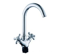 Смес. д/кухни 1/2 кер/гайка выс/гусак ЭВЕРЕСТ В41-301 (1/10)