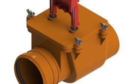 ПП Обратный клапан Ф110 (ТП-85 рыжий) (4)