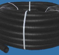 Шланг гофр. Ф40 черный (30м) (40мм нар-34,6мм внут)