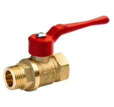 Кран шар БАЗ 11б27п1, Ду-20 м/р рыч (А31) (1/50)