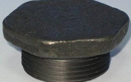 Пробка д/чуг рад глух., прав