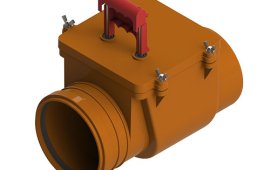 ПП Обратный клапан Ф160 (ТП-85-рыжий)