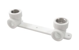 Угольник комб. двойн с крепл. ПП ВР D20-1/2*2 VALFEX (5/20)