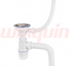 ВИР Сифон "Элит" 31/2*40*50 с круг.  переливом с г/тр  30986164 (1/25)