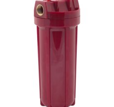 Фильтр магистральн 1/2 вн/р пластик/красный д/очистки гор/воды USTM (FH2P12 HOT) (1/12)