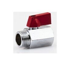 Кран шар МИНИ 1/2 г/ш TIM (DE22MF) (10/200) (F)