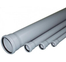 ПП Труба с раструбом  ф110*2,2 (0,75м) САНЛЮКС (10)