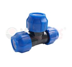 Тройник  обжим 50*25*50 ПНД VALFEX (3/12)