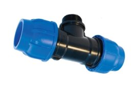 Тройник обжим 25*1/2* 25 нар ПНД PN16 (133гр) (10/60)