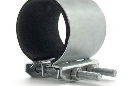 Хомут ремонт.оцинк усилен. 1" (33-37) LUXFA