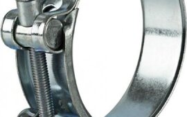 Хомут одноболтовый/силовой (52-55мм) SMS (10/200)
