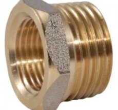 Футорка НИКЕЛЬ 1" нар * 1/2 вн (BX042N) ТИМ (10/160)