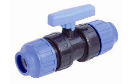 Кран обжим ф40 ПНД PN16