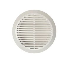 Решетка вентил/приточно-вытяжн АБС 150*150 с фланцем D100 (1515РС10Ф) (1/16)