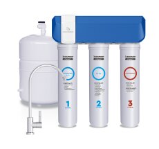 Система фильтрации трехступенчатая под мойку с обратным осмосом COMPACT OSMO 100 Барьер (9)