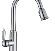 Смес. д/кухни бок/руч шар/гайка выдвиг/лейка ф35 Р 4083