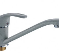 Смес. д/кухни/шар/гайка длин/изл ф40 HB 4921-8 серый