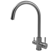 Смес. д/кухни с краном д/питьевой воды SAFE-02SN Барьер
