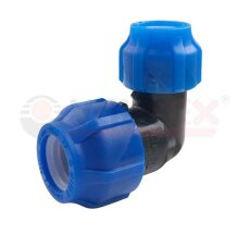 Уголок  обжим ф63*90 ПНД VALFEX/ИТАЛ (2/8) (17)