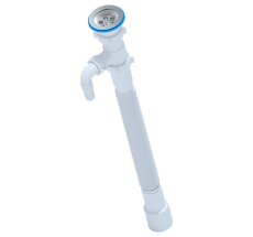 АНИ Сифон гофриров удлинен 1 1/2*40-50 с отвод д/стир машины (G118) (1/40)