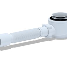 АНИ Сифон  д/душ поддона клик-клак (грибок) 1 1/2*50 с г/тр 375*40*50 (Е415CLG) (1/8)