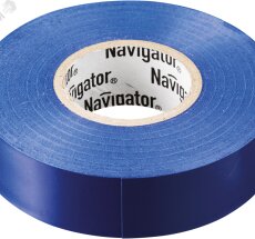 Изолента  ПВХ 15мм (D75мм) (высший сорт) синяя (160)
