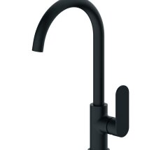 Смес. д/кухни бок/руч шар/гайка ф35 HB70590-7 черный (10)