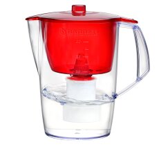 Фильтр-кувшин д/очистки воды ЛАЙТ красный 3,6л Барьер (4)