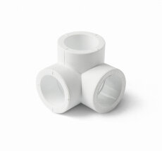 Тройник двухплоскостной ПП D20 Pro Aqua (25/200)