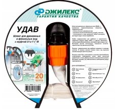 Шланг д/полива, откачки сточных, дренажных и фекальных вод "УДАВ" 40 х1 1/2" М