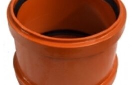 ПП Муфта 110 наружная (рыжая)  FLEXTRON (25)