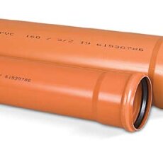 НПВХ Труба SN4 110*3,2*1000 наружная (рыжая) Хемкор (50)