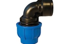 Уголок обжим 20*3/4 внутр ПНД PN16 (54гр) (30/180)