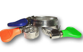 Хомут червяч руч/регул (16-27мм) (100/400)